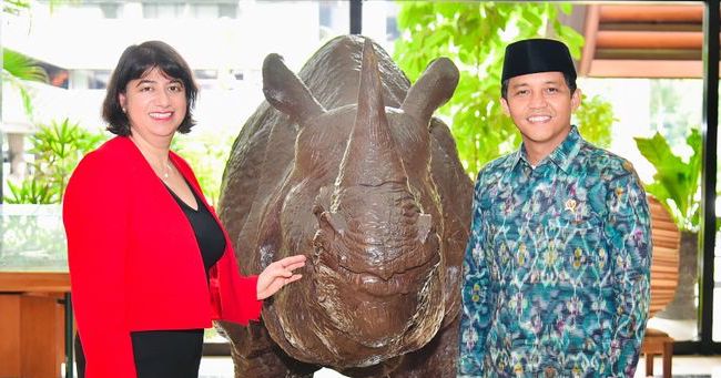 Menteri Kehutanan (Menhut) RI, Raja Juli Antoni, menerima kunjungan Menteri Inggris untuk Indo-Pasifik, Seema Malhotra