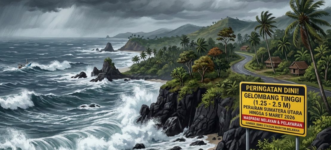 Ilustrasi Gelombang Tinggi