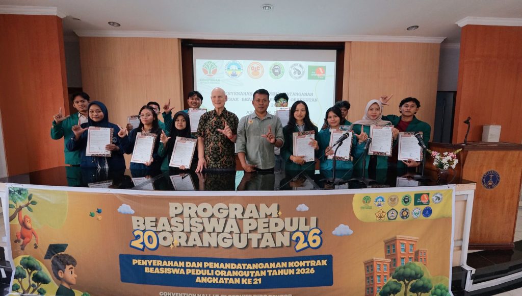 Selama 21 tahun, Beasiswa Peduli Orangutan menjadi investasi jangka panjang dalam mencetak generasi muda yang akan memimpin kerja-kerja konservasi di masa depan. Hingga 2026, program yang diinisiasi Yayasan Orangutan Sumatera Lestari–Orangutan Information Centre (YOSL-OIC) bersama Orangutan Republik Foundation (OURF) ini telah mendukung 213 mahasiswa, dengan 175 alumni yang kini berkiprah di lembaga konservasi, instansi pemerintah, dan dunia akademik.