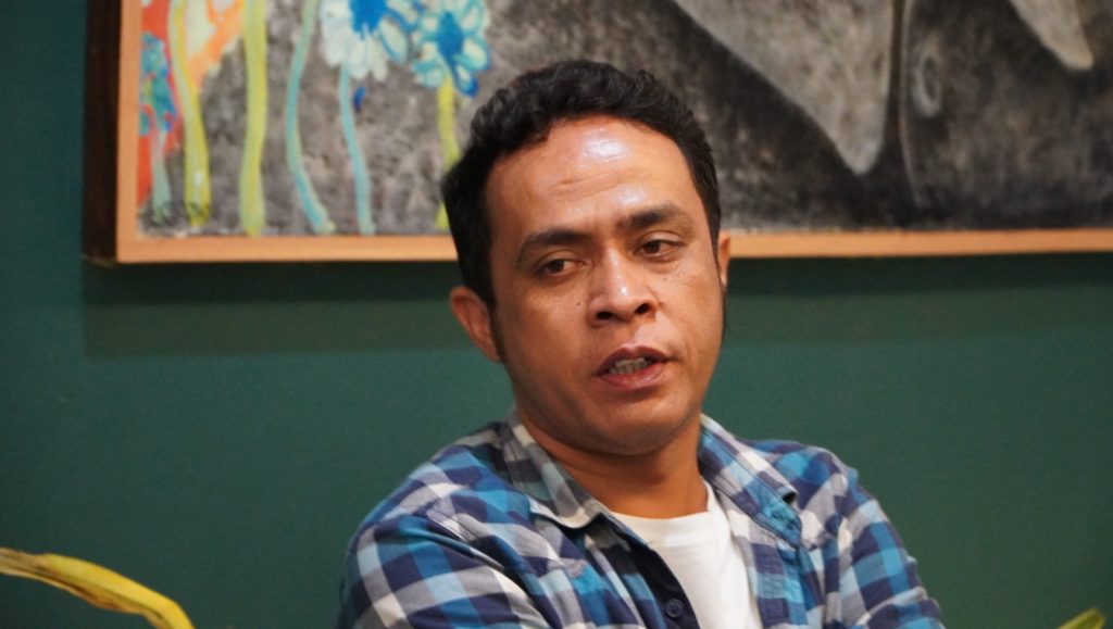 Staf Pengorganisasian YCMM, Askurnis Lubis yang akrab disapa Buyung