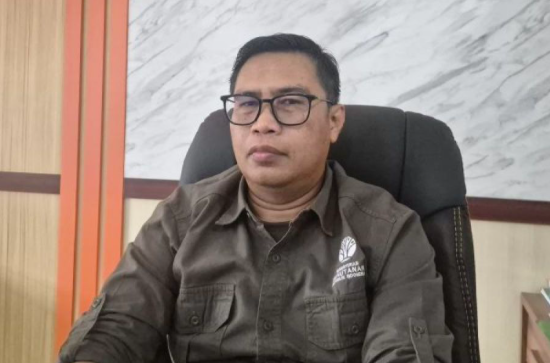 Kepala Balai KSDA Jambi Himawan Sasongko saat memberikan keterangan kepada wartawan di Kota Jambi, Sabtu (3/10/2026)
